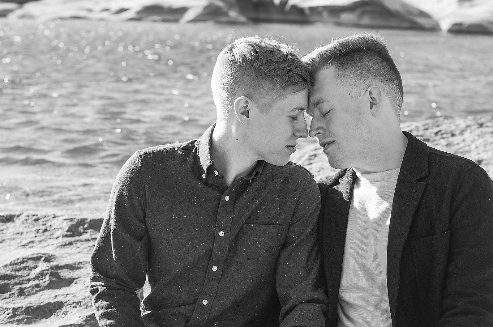 lgbtq engagement portraits