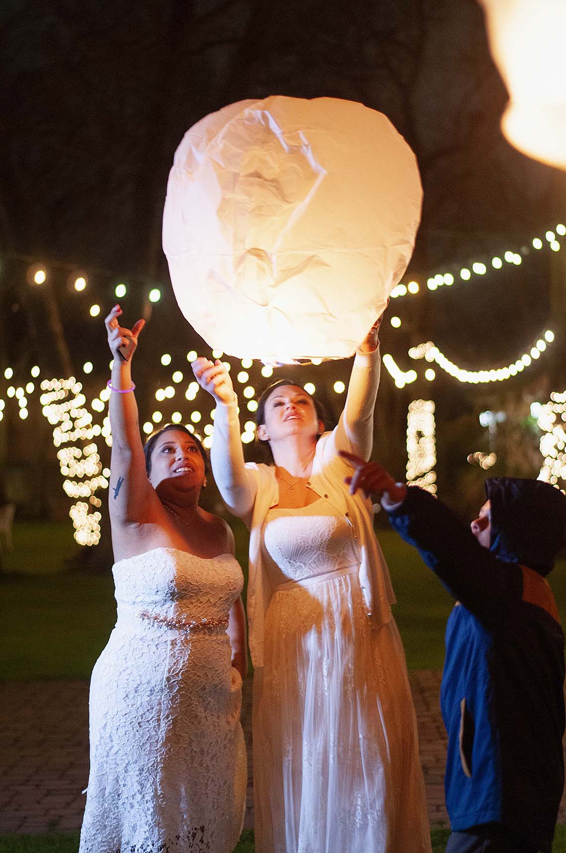 Houston Sky Lantern Wedding