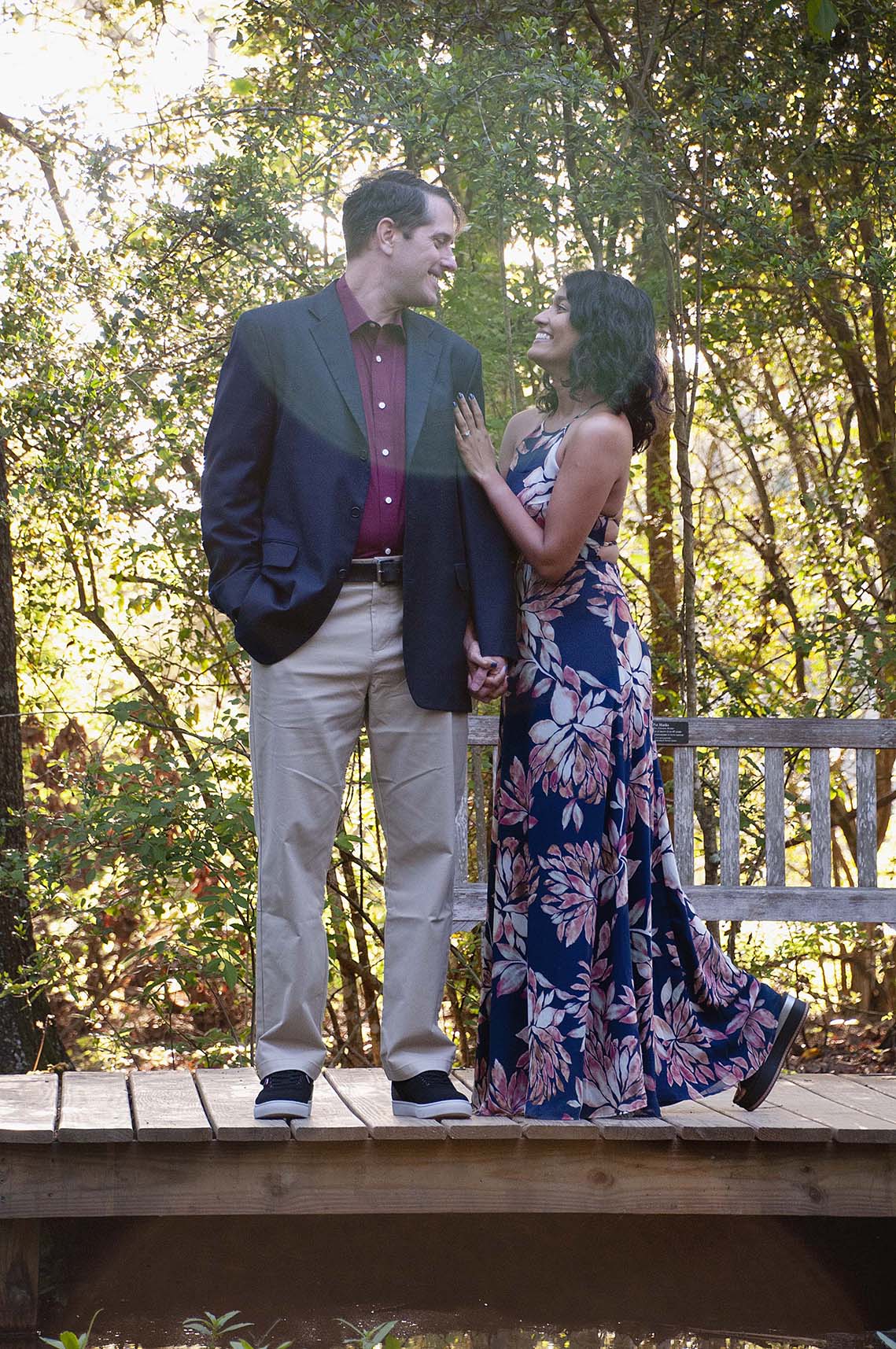 Houston Arboretum Engagement Portraits