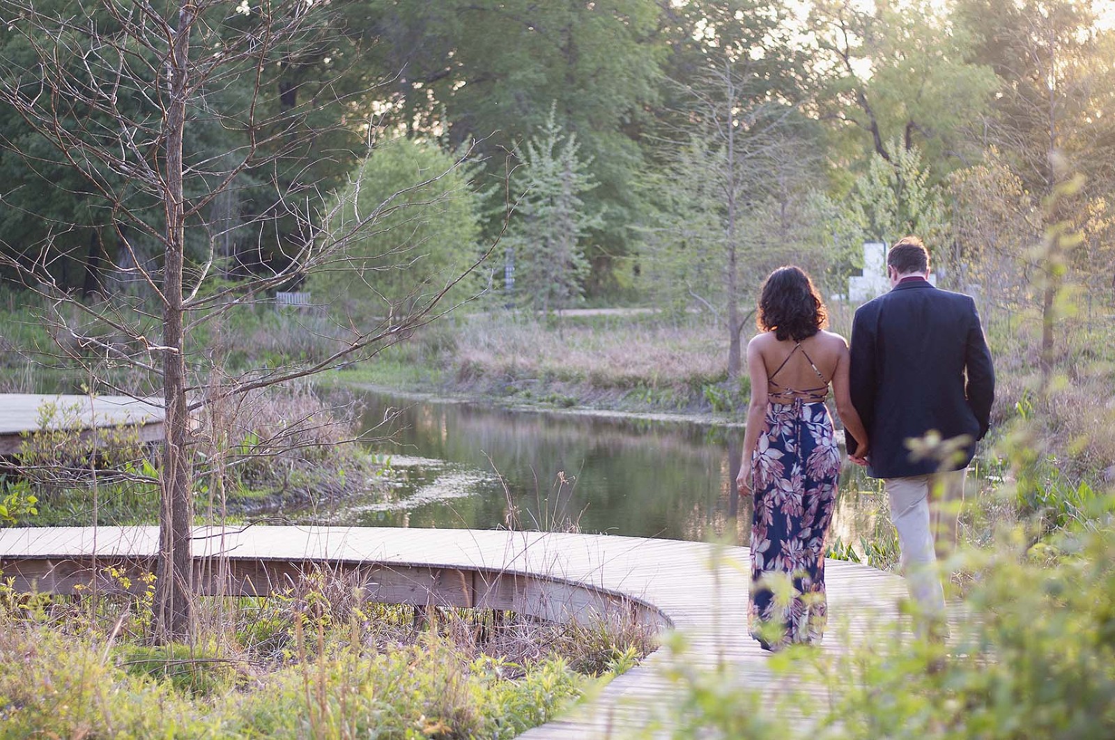 Houston Arboretum Engagement Portraits