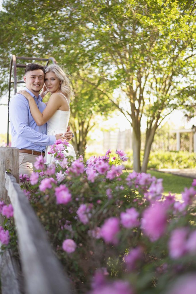 Antique Rose Emporium engagement portraits