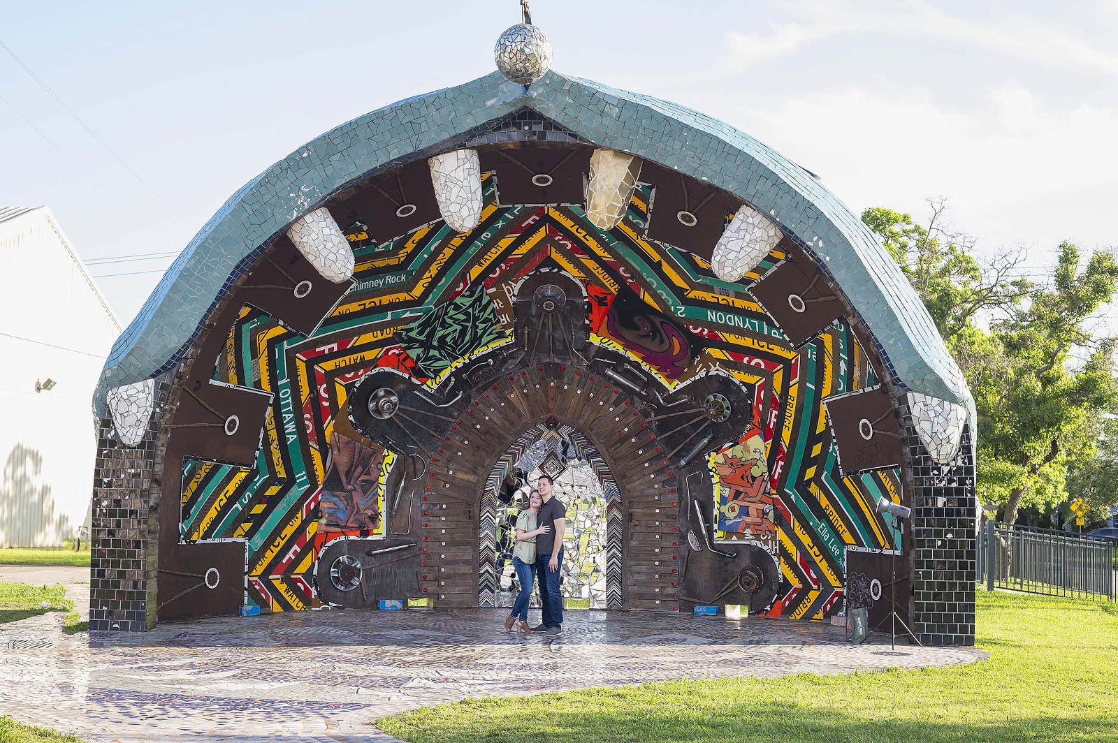 Smither Park Engagement Portraits