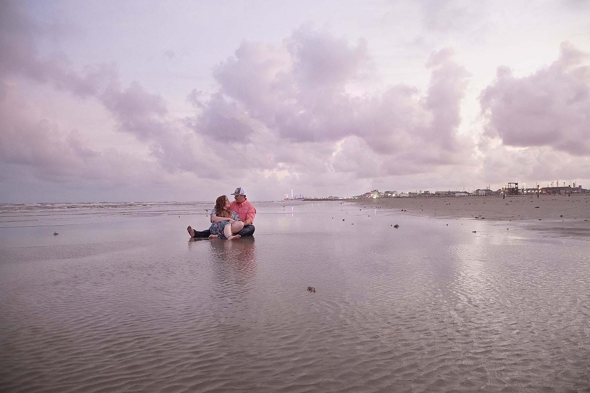 Galveston Engagement Portraits