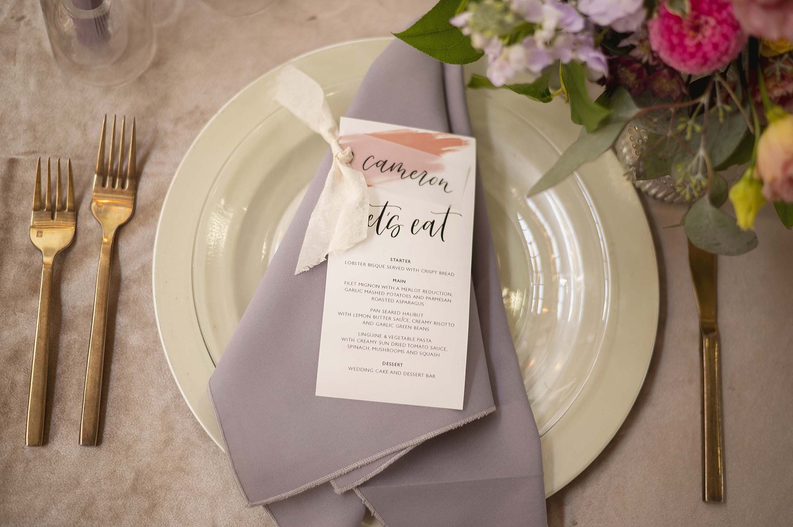 Wedding Place Setting