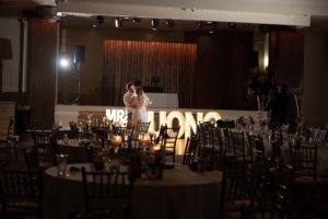 Private last dance wedding