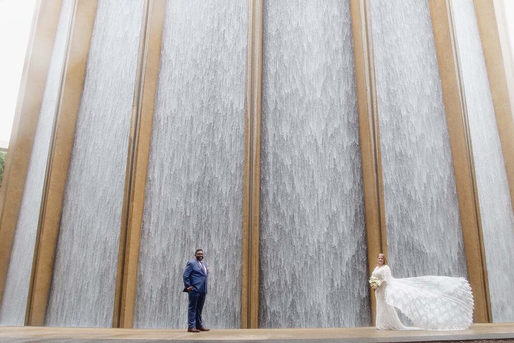 Houston Waterwall Wedding Photos